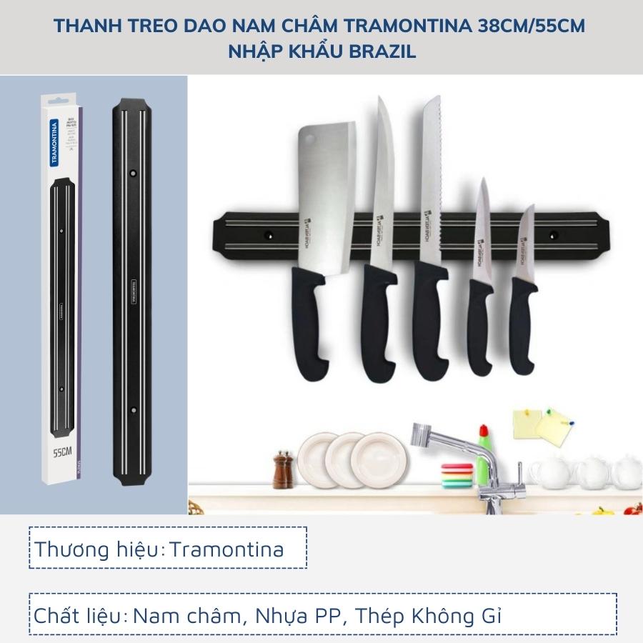 Thanh Treo Dao Nam Châm Chiều Dài 38cm/55cm Thương Hiệu Tramontina Nhập Khẩu Brazil