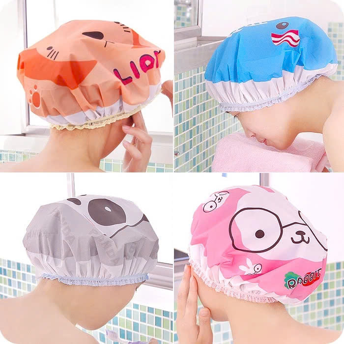 COMBO 2 Mũ ủ tóc trùm đầu cao cấp phù hợp mọi kích thước - Hàng nhập khẩu COMBO 2 Mũ Tắm - Giao Màu Ngẫu Nhiên