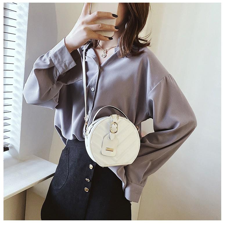 Túi Xách Nữ Đeo Chéo Hình Tròn Phong Cách Phương Tây - Mã XT027