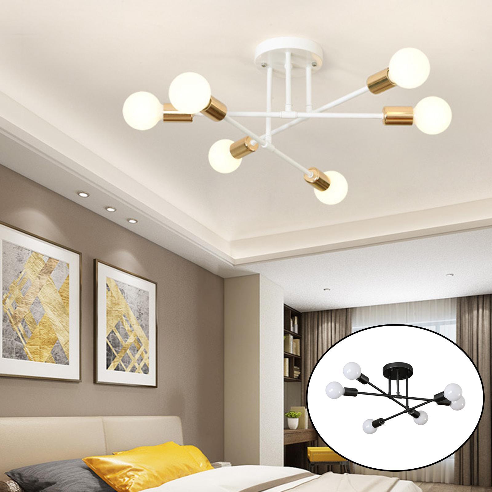 Ceiling Light Nordic Wrought Iron Chandelier Ceiling Lamp for Home Decor