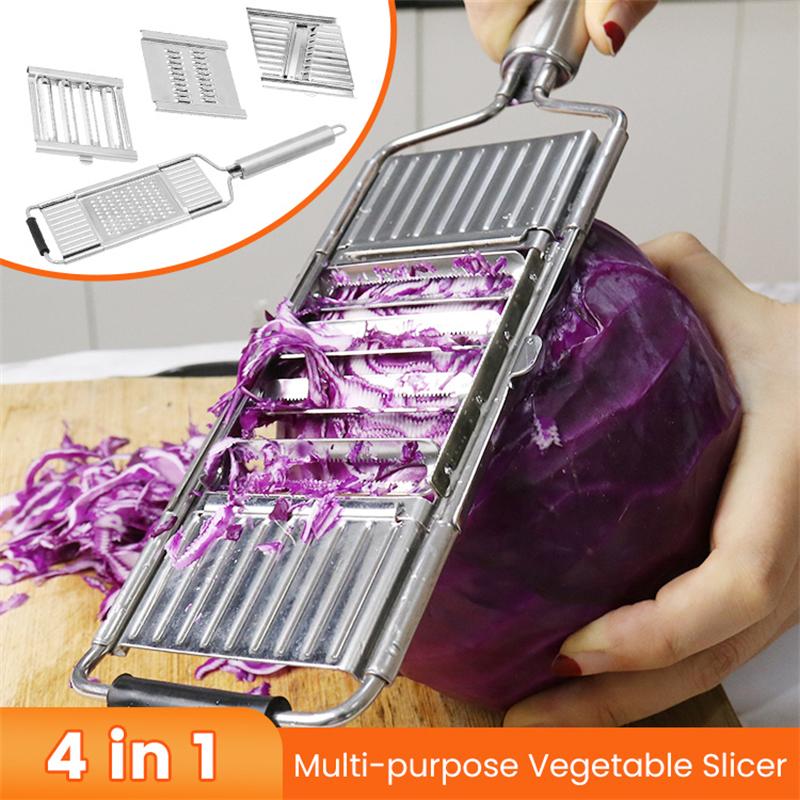 4 In1 Xay Cắt Inox Đa Năng Máy Thái Có Thể Tháo Rời Cắt Lát Dao Rau Và Trái Cây Dao Gọt Vỏ Bếp Phụ Kiện