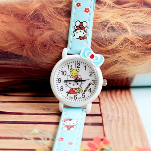 ĐỒNG HỒ TRẺ EM - ĐỒNG HỒ BÉ GÁI HELLO KITTY ĐÁNG YÊU