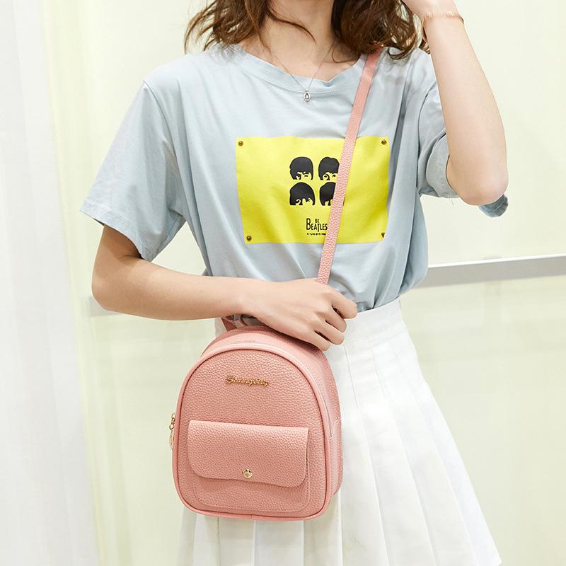Ba Lô Mini Nữ Da PU Túi Đeo Vai Cho Bé Gái Trẻ Em Đa Năng Nhỏ Bagpack Nữ Nữ Ba Lô Đi Học
