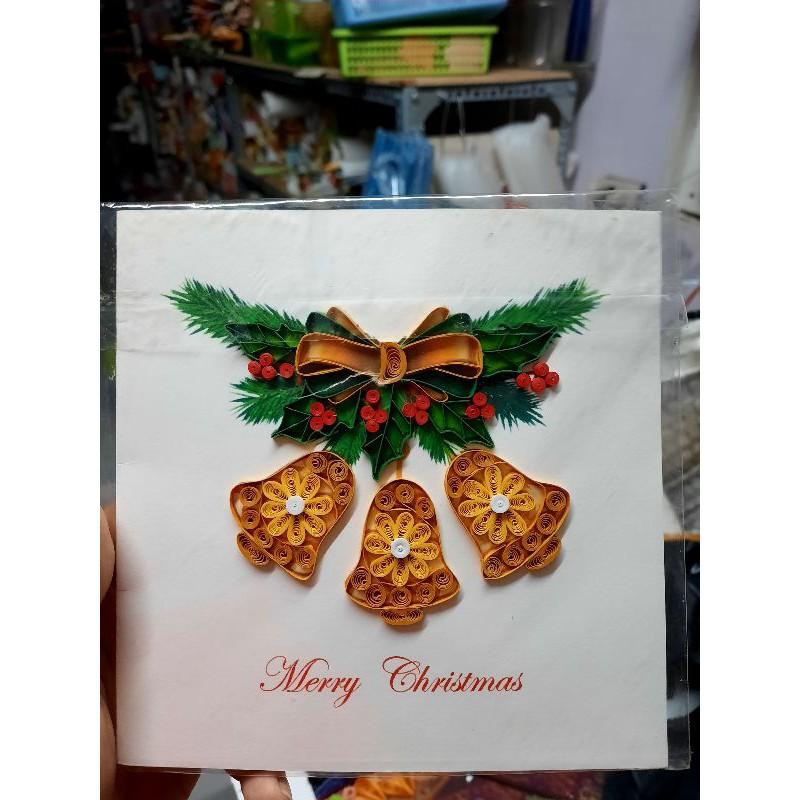 THIỆP QUILLING, THIỆP HANDMADE NOEL