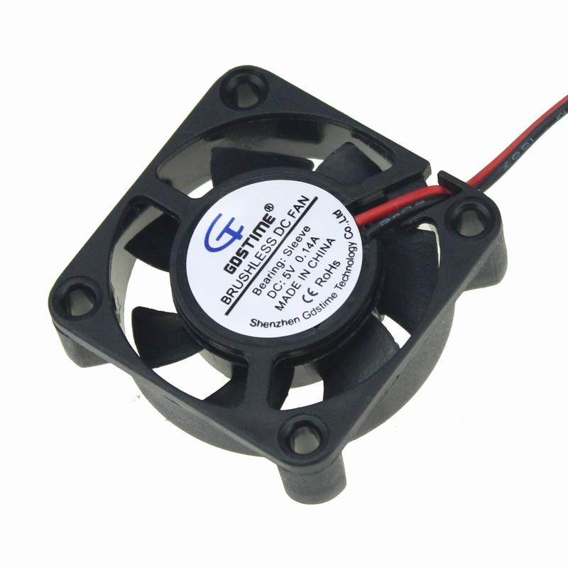 1Pcs Gdstime 40x40x1mm 4cm 40mm 1V Dupont 1Pin Mini Small DC Brushless Cooling Fan