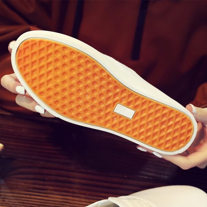 Giày Lười Vải Canvas Thời Trang Cá Tính Cho Nữ