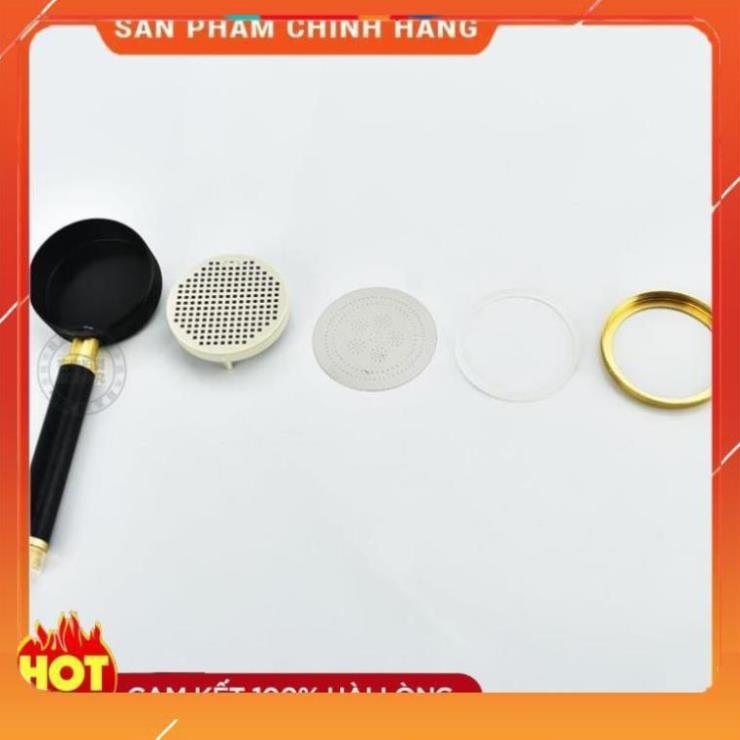 Bộ vòi sen tăng áp 300% bằng hợp kim nhôm chống oxi hóa , chống rỉ sét màu vàng đen sang trọng 206779