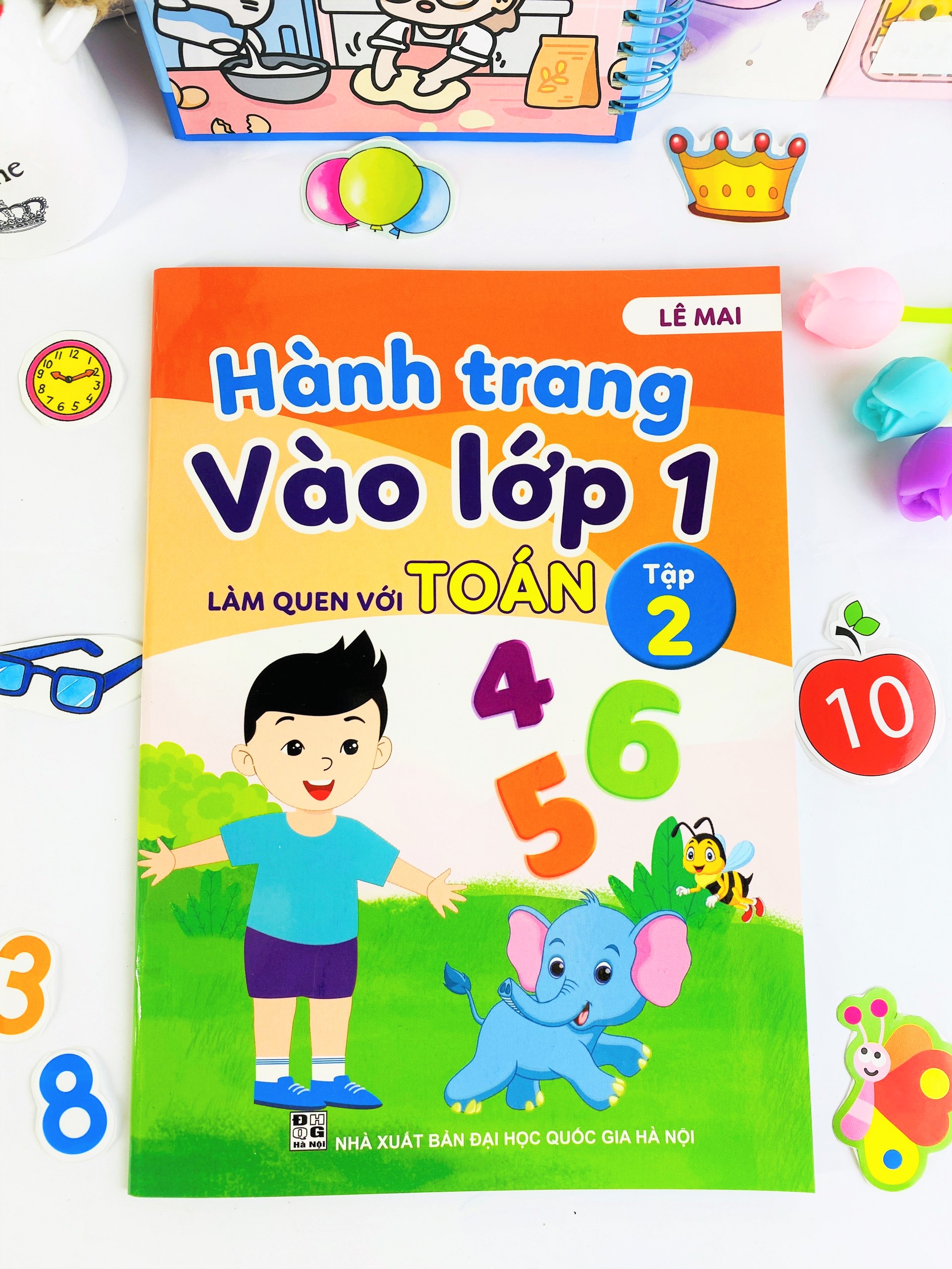 Sách - Combo 5 cuốn Tập tô tập viết chữ, số và học Toán, Hành trang vào lớp 1 - Lê Mai - ndbooks