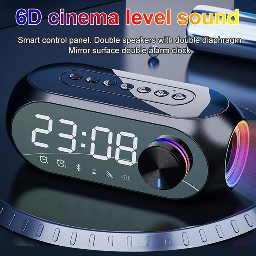 S8 Wireless Bluetooth Loa HD HD LED hiển thị đa chức năng âm thanh âm thanh âm thanh âm thanh âm thanh âm thanh FM Radio TF Card phát lại âm nhạc Aux. Color: Blue