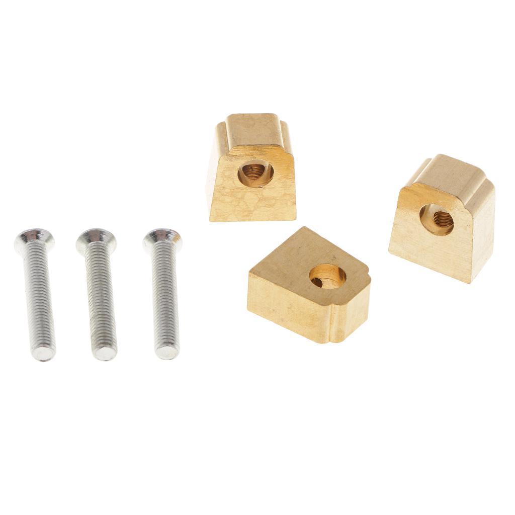 3 Sets Brass Upholstery Home Furniture Wooden Door Lock Hardware Accessories Replacement Parts Gold
