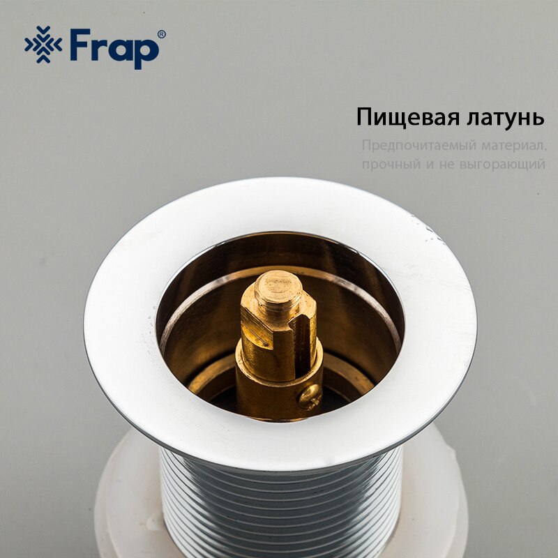 XI PHÔNG THOÁT NƯỚC DẠNG NHẤN CHẬU LAVABO SỨ NHẬP KHẨU NGA FRAP F65 + F80