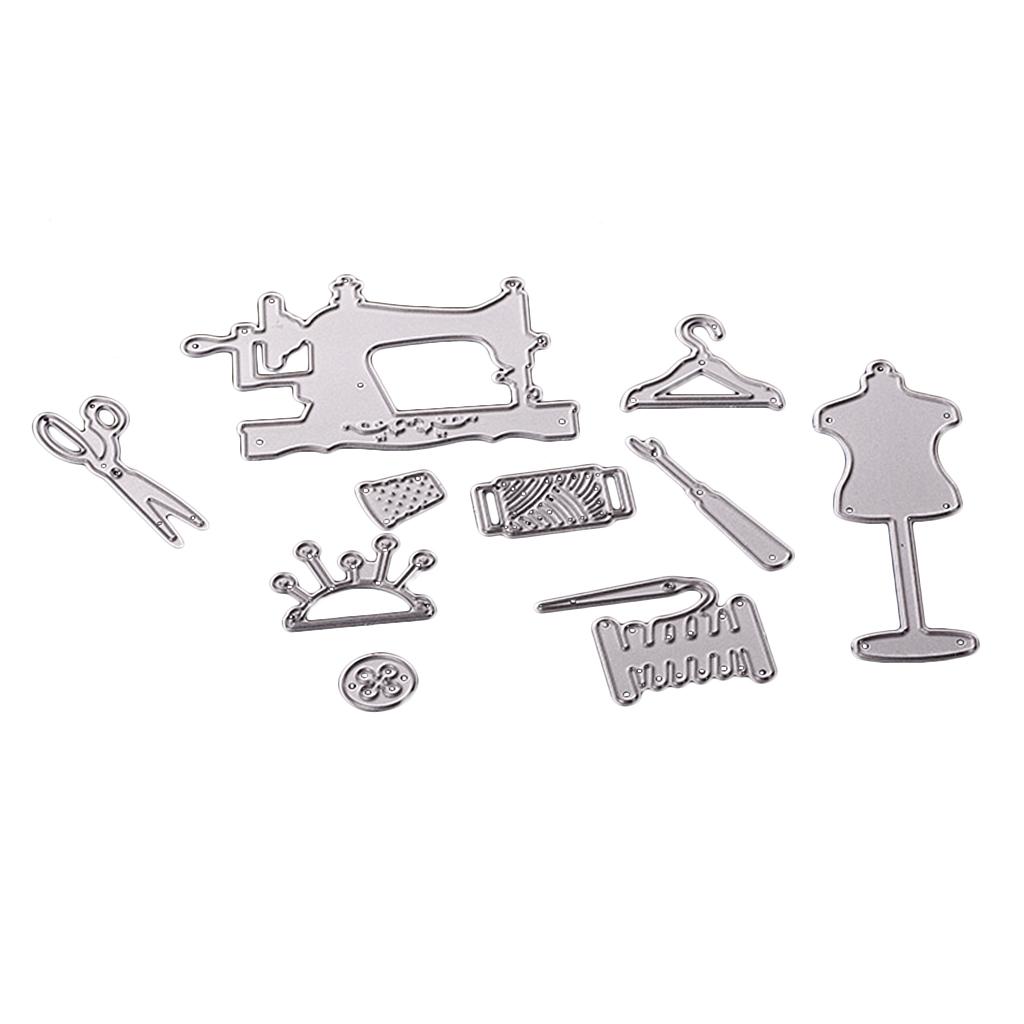 Thẻ Kim Loại Cắt Chết Stencils Thêu Sò Album Trang Trí Đắp Nổi Thư Mục Cho Quà Tặng Giáng Sinh