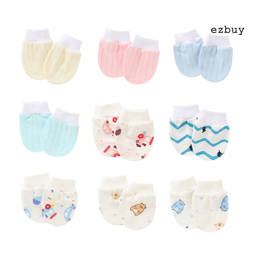 Vớ cotton bảo vệ tay chống trầy xước cho bé sơ sinh