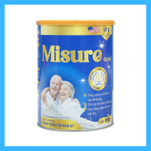 MISURE - Sữa Non Ngủ Ngon Misure 850G - Hỗ trợ cải thiện giấc ngủ ,bổ sung dinh dưỡng