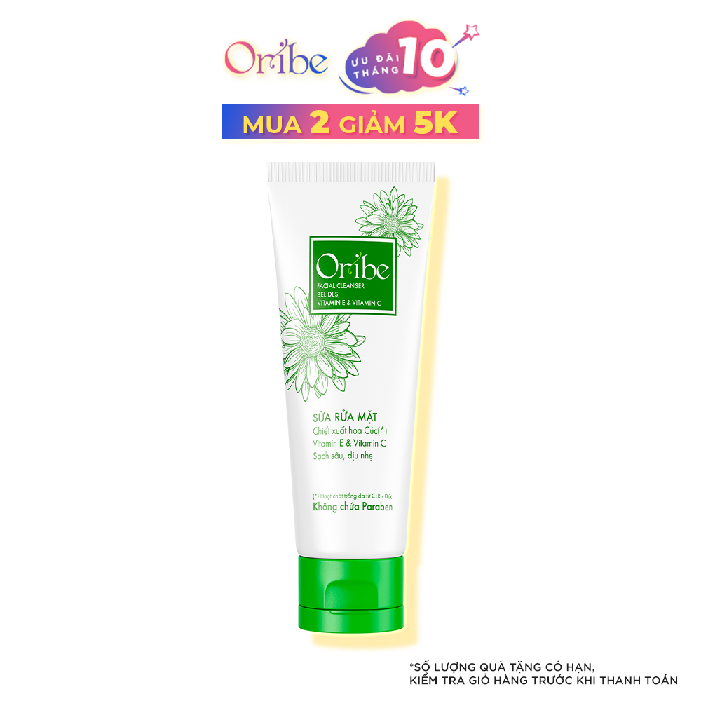 Sữa Rửa Mặt Dưỡng Ẩm, Làm Sạch Sâu Chiết Xuất Hoa Cúc - Oribe Facial Cleanser 100g