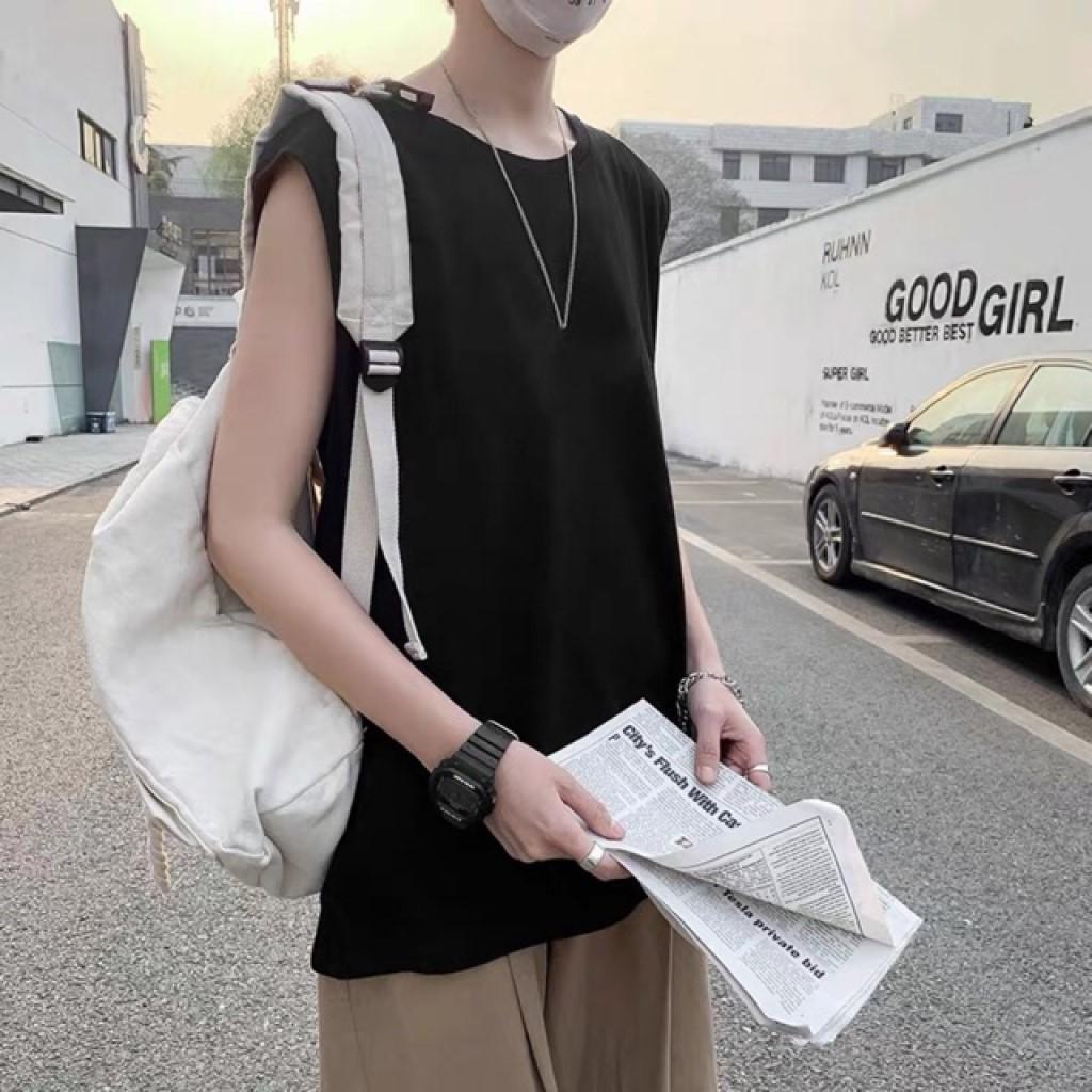 Áo Thun Sát Nách Unisex TILAA FASHION Form Rộng Trơn tanktop nam nữ ulzzang Hàn Quốc AT02