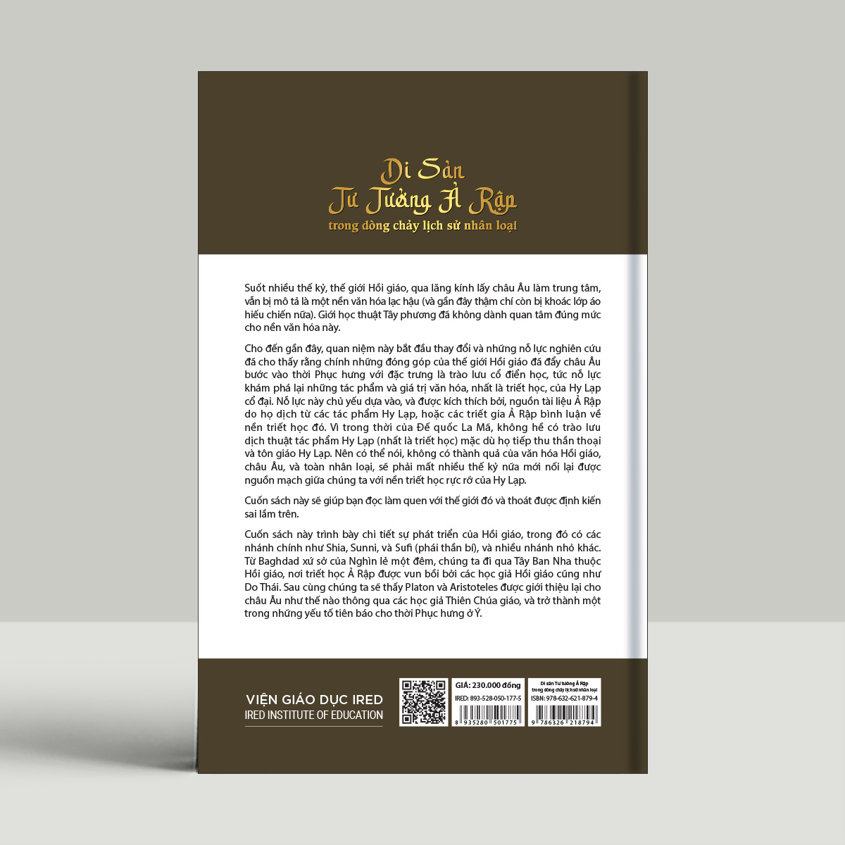Sách - Di sản Tư tưởng Ả Rập trong dòng chảy lịch sử nhân loại (Arabic Thought and Its Place in History) - IRED Books