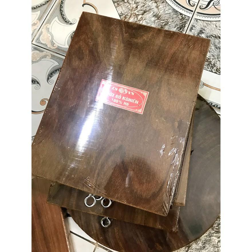 THỚT GỖ NGHIẾN MINI HÌNH CHỮ NHẬT cao cấp TOGONI 18*21*1cm- Thớt thái