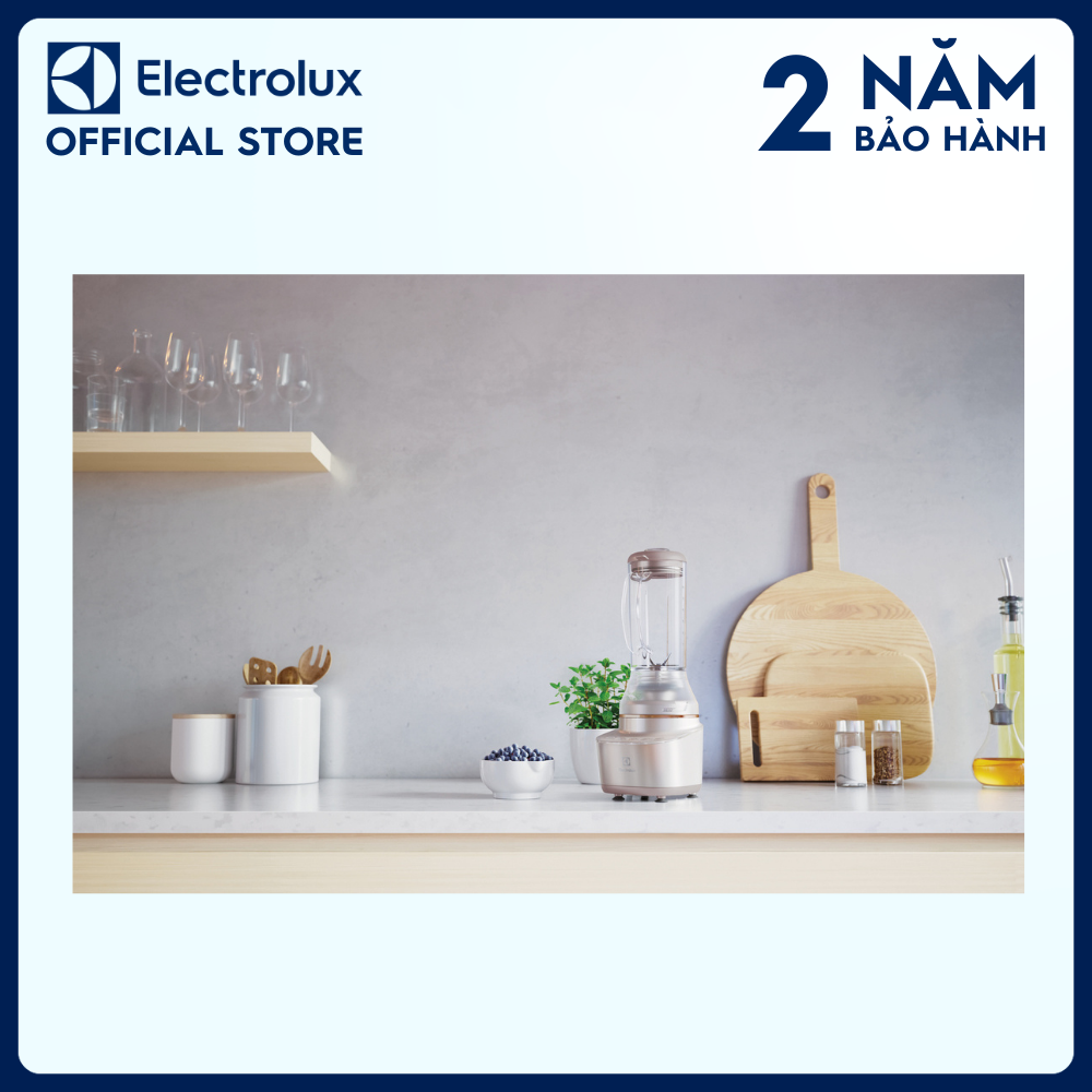 Máy xay sinh tố Electrolux 900W Explore 7 - E7CB1-86SM - nhỏ gọn, 2 tốc độ nhồi, đa dạng mức xay, nghiền