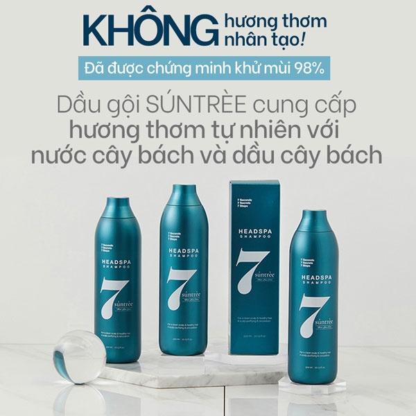 Dầu gội HEADSPA7 SUNTREE SHAMPOO giảm rụng tóc 300ml