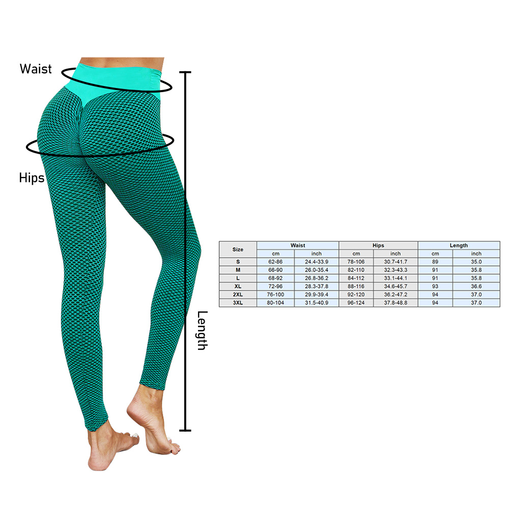 Quần legging tập thể dục, thể thao cho nữ, chất liệu vải đàn hồi, nâng eo, thoáng khí