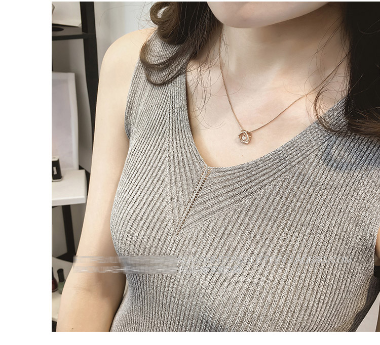 Áo ba lỗ nữ kiểu vải thun gân kẻ SỌC form chuẩn