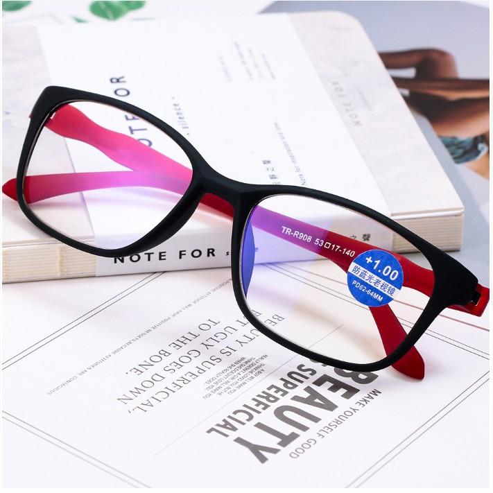 Kính lão thị viễn thị nam nữ trung niên cao cấp cực sáng chống mỏi cực sang hàng loại I cực tốt chịu va đập KV149UNIQUI