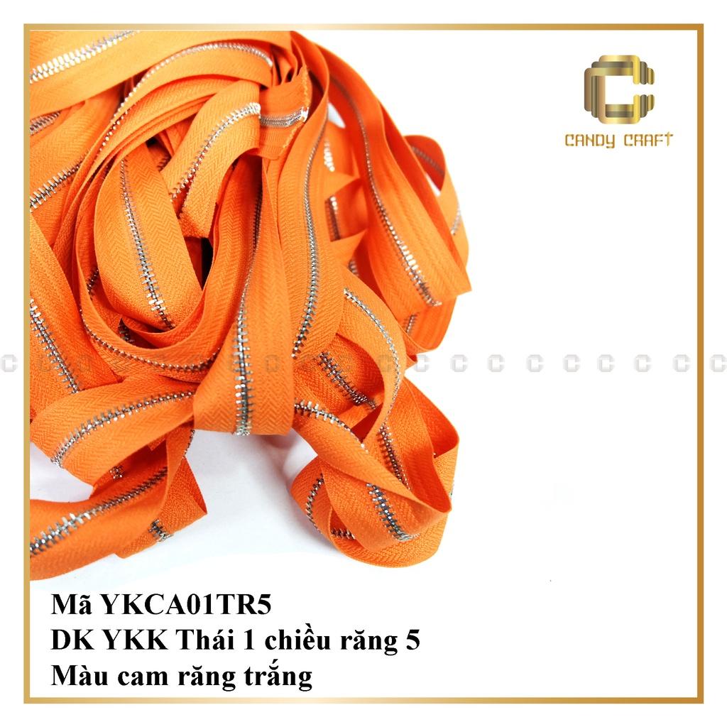 Dây kéo YKK Thái 1 chiều răng 5