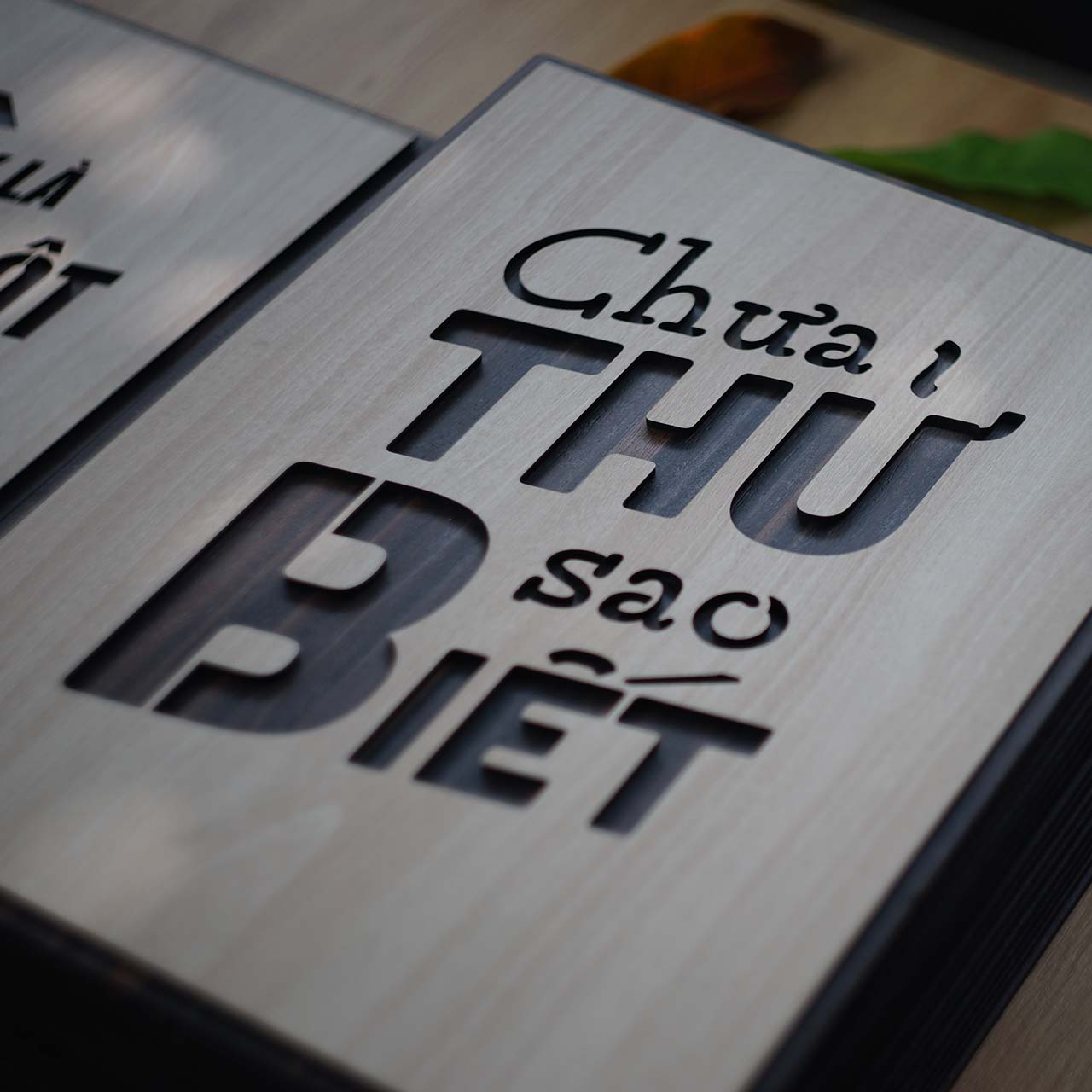 Tranh Chữ Câu Nói Truyền Động Lực TBIG093: Chưa thử sao biết