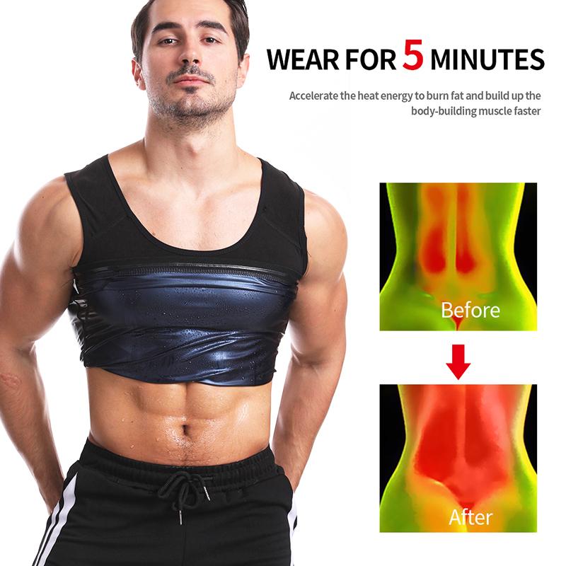 Neoprene Áo Vest Nam Tập Toàn Thân Áo Vest Mô Hình Hóa Giảm Béo Bụng Mồ Hôi Eo Huấn Luyện Viên Cho Nam Tập Cơ Bụng Chất Kết Dính Cho Người Đàn Ông