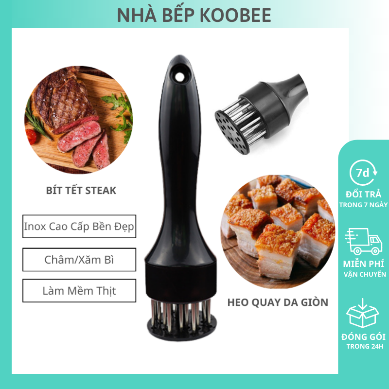 Dụng Cụ Châm Bì/Thịt Làm Mềm Thịt Làm Heo Quay Da Giòn, Bò Bít Tết KOOBEE