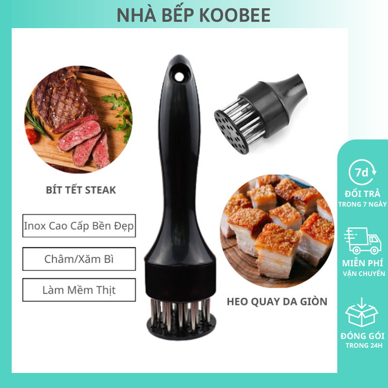 Dụng Cụ Châm Bì/Thịt Làm Mềm Thịt Làm Heo Quay Da Giòn, Bò Bít Tết KOOBEE (NB06)