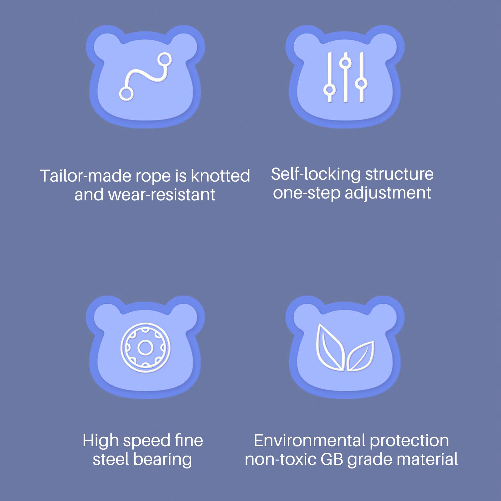 Dạ Quang Bỏ Qua Dây 2.8M Dây Bỏ Qua Ropeless PVC Dây Nhảy Nhảy Roper Cho Trẻ Em Người Lớn Di Động Tập Thể Hình 2021