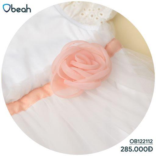 Body công chúa cài hoa Obeah chất liệu ren Fullsize từ 66 đến 90 cho bé từ 6 đến 24 tháng tuổi