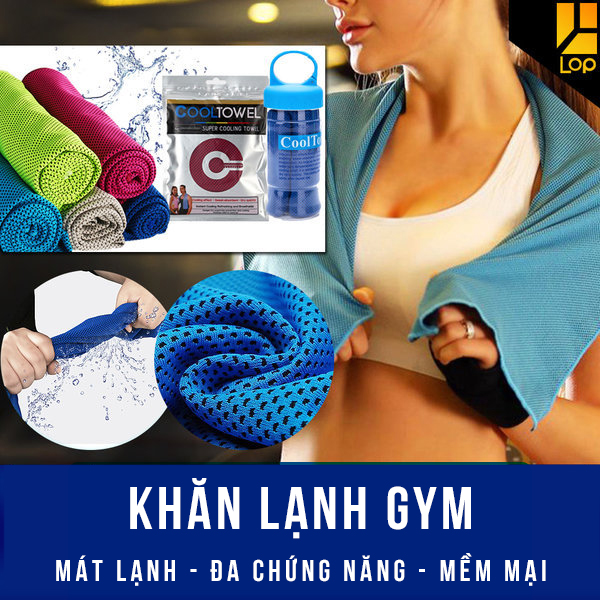 Khăn Lạnh Thể Thao Tâp Gym Siêu Mát, Thấm Hút Mồ Hôi Chống Nóng Đa Năng