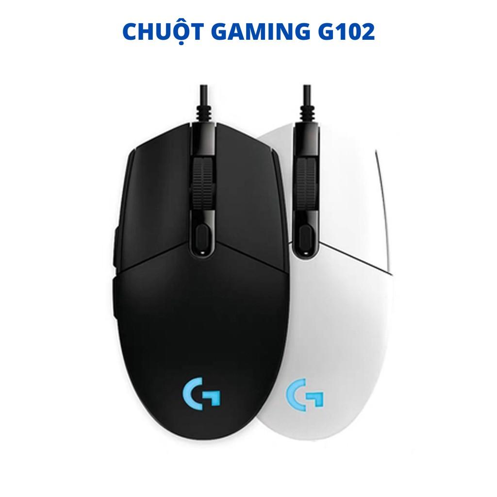 Chuột máy tính có dây, chuột gaming G102 quang học có dây cổng USB thế hệ mới chất lượng cao