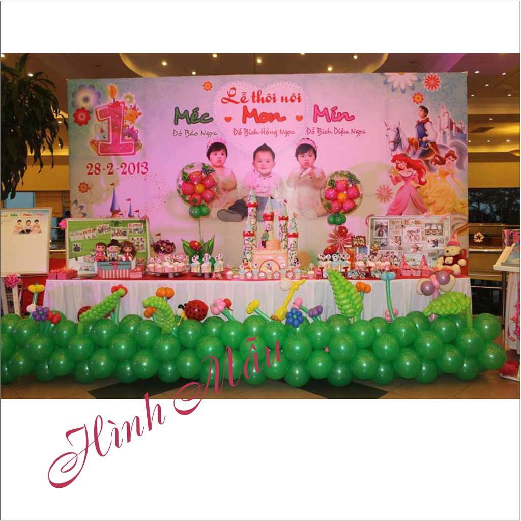 In băng rôn Happy Birthday, sinh nhật, banner sinh nhật cho bé