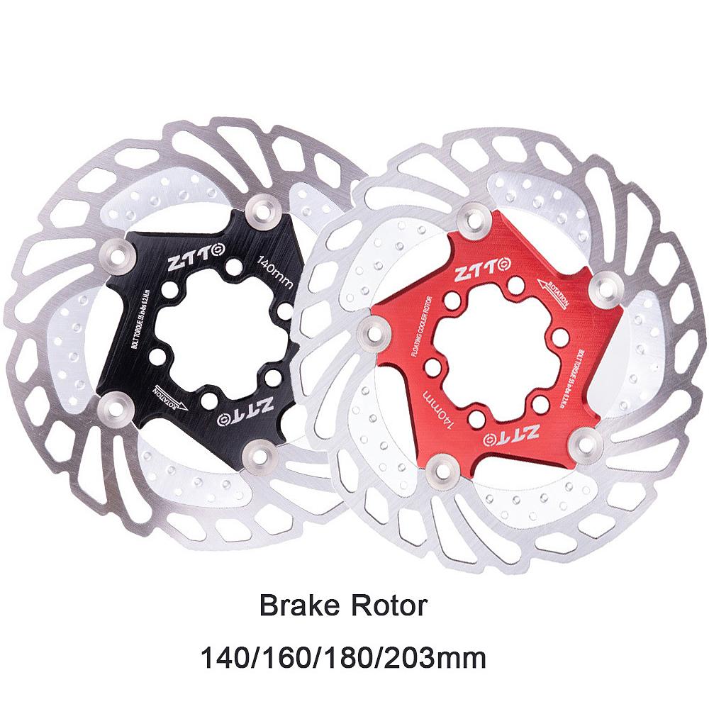 Phanh đĩa xe đạp leo núi bằng hợp kim nhôm và thép không gỉ, độ cứng cao và chống ăn mòn kích thước 203mm