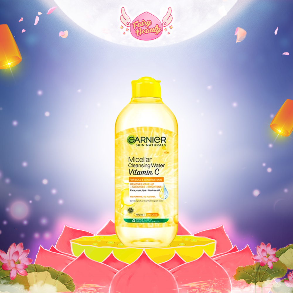 Nước Tẩy Trang Vitamin C Làm Sạch Sâu Và Trắng Sáng Cho Làn Da Micellar Water 400/125/50ml