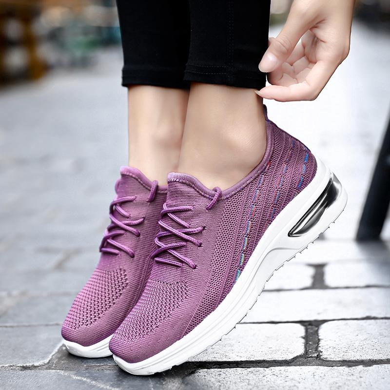 Giày Sneaker Chạy Bộ Nữ Đế Mềm
