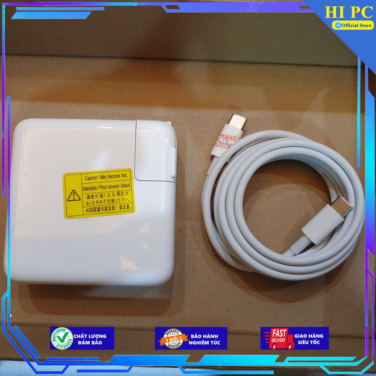 Sạc Adapter dành Cho MacBook Retina 12&quot;  Sạc Nhanh iPhone iPad 29W USB-C - Hàng Nhập Khẩu