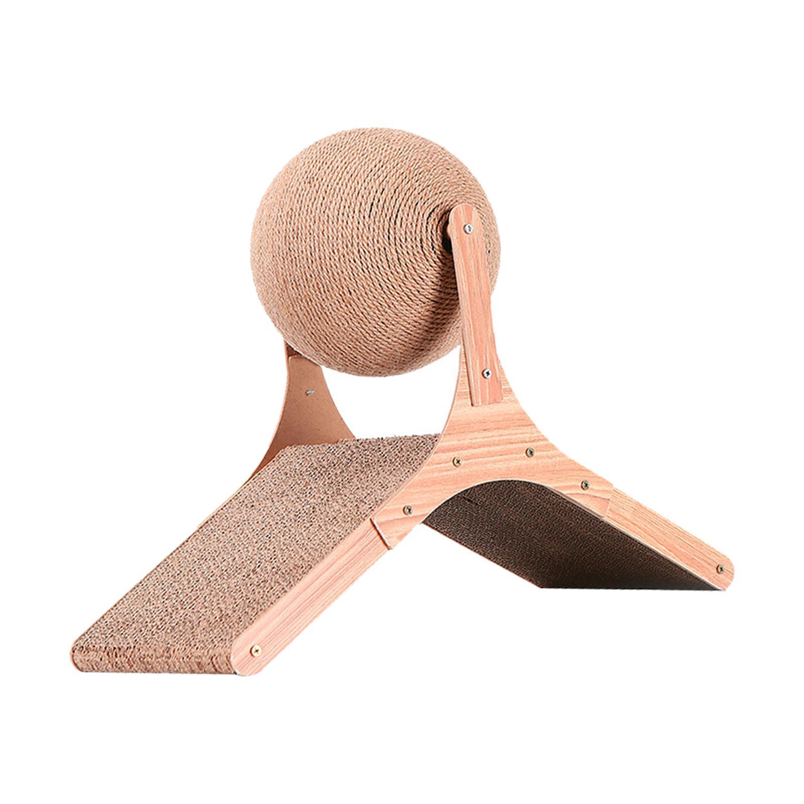 Cat Scratcher Toy Interactive Pet Toy Rotatable Ball Playing Scratching Ball