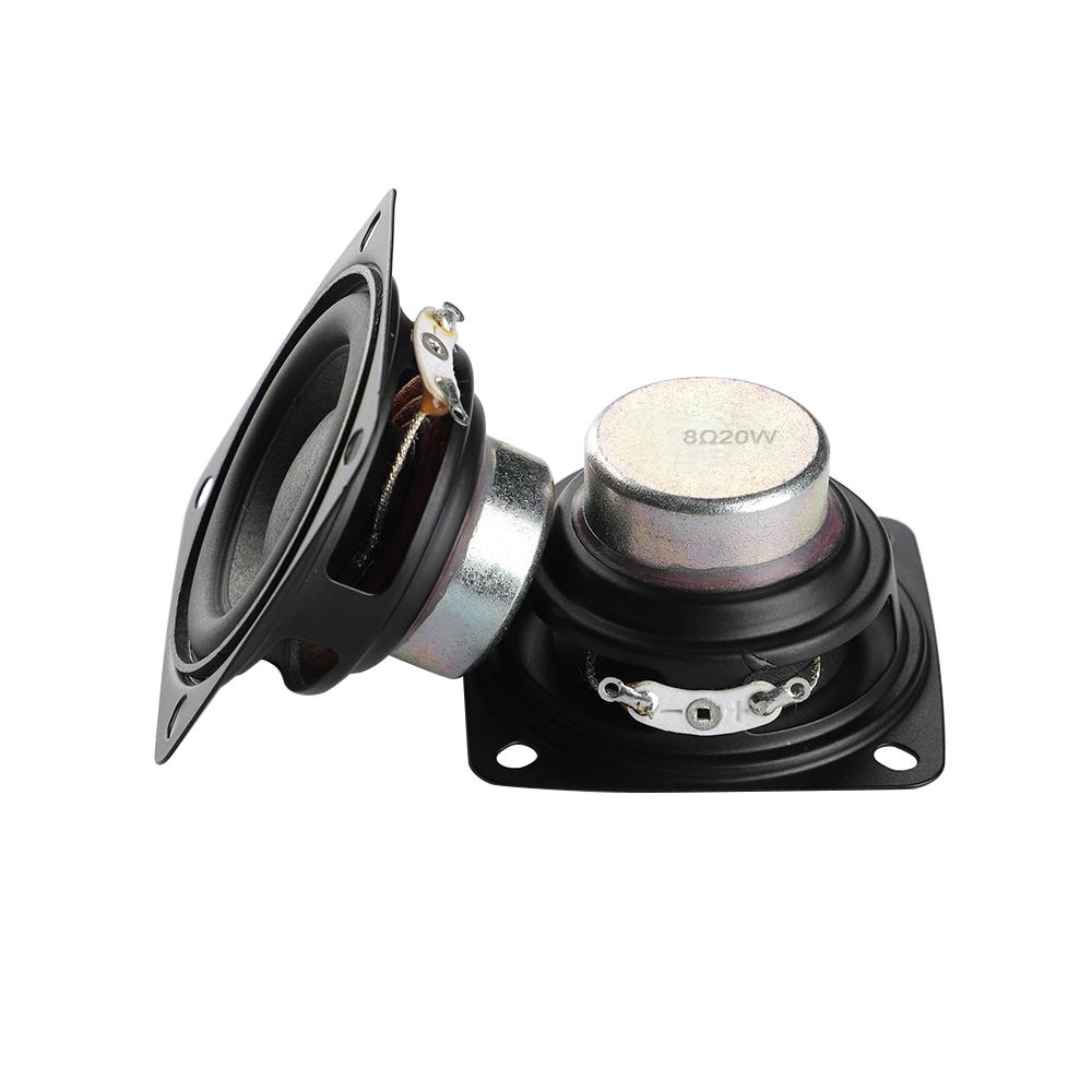 AIYIMA 2 Chiếc 2 Inch 52MM Toàn Dải Âm Thanh Loa 8 Ohm 10W 15W 20W Bộ Khuếch Đại Âm Thanh Loa Gia Đình Tự Làm Loa Bluetooth Color: 8 Ohm 10W Speaker
