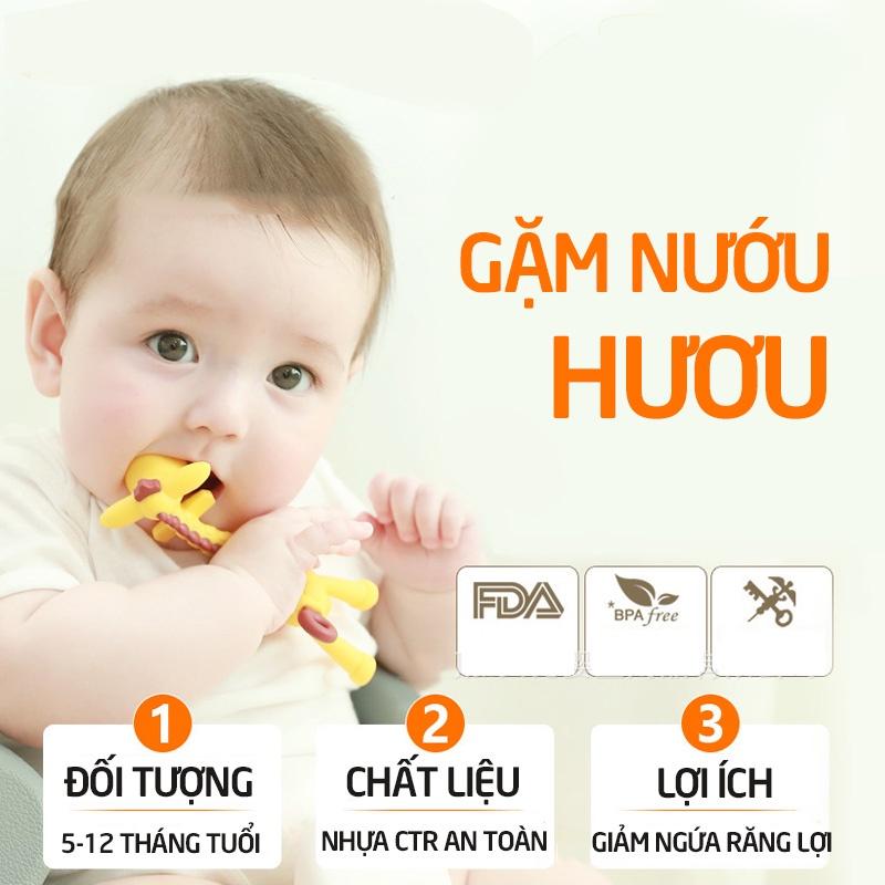 Gặm nướu cho bé hình hươu Babuu
