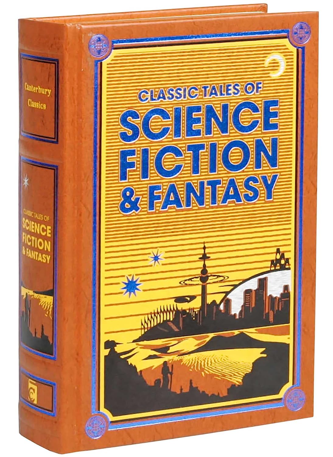 Classic Tales of Science Fiction &amp; Fantasy (Leather-bound Classics)