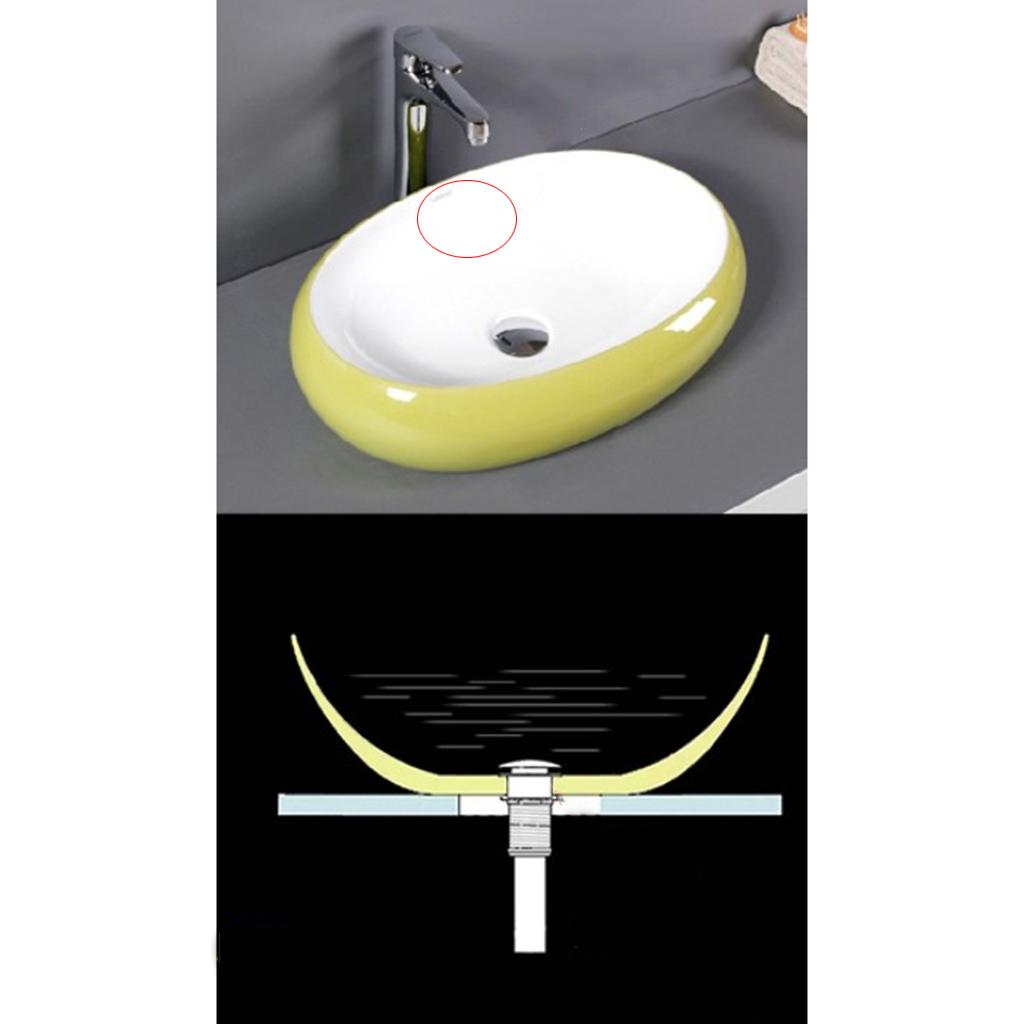 Bathroom Sink Up Drain Assembly without Overflow, Durable, Bamboo