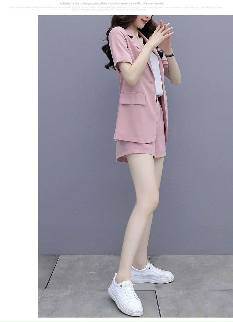 SET VEST SHORT KÈM ÁO THUN