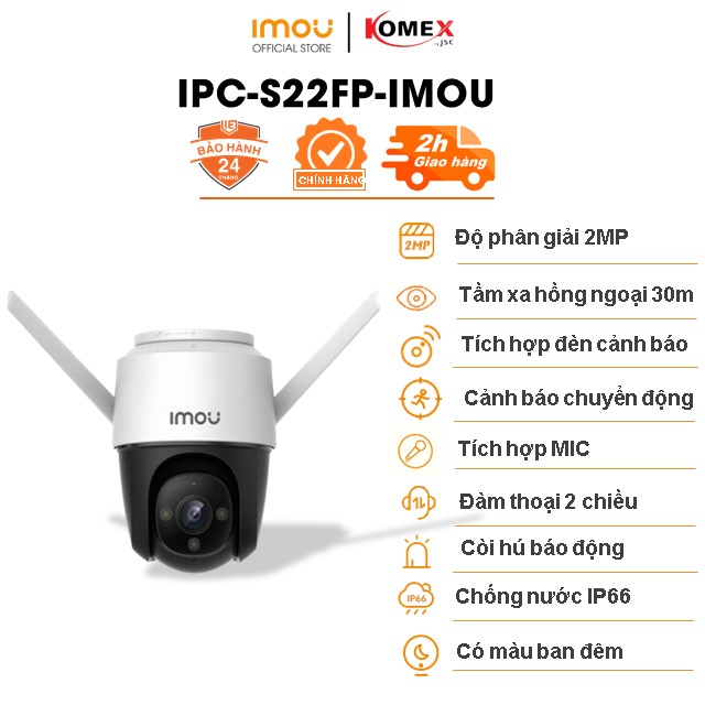 Camera IPC-S22FP/S42FP IMOU 4.0 Megapixel Fullcolor- HÀNG CHÍNH HÃNG