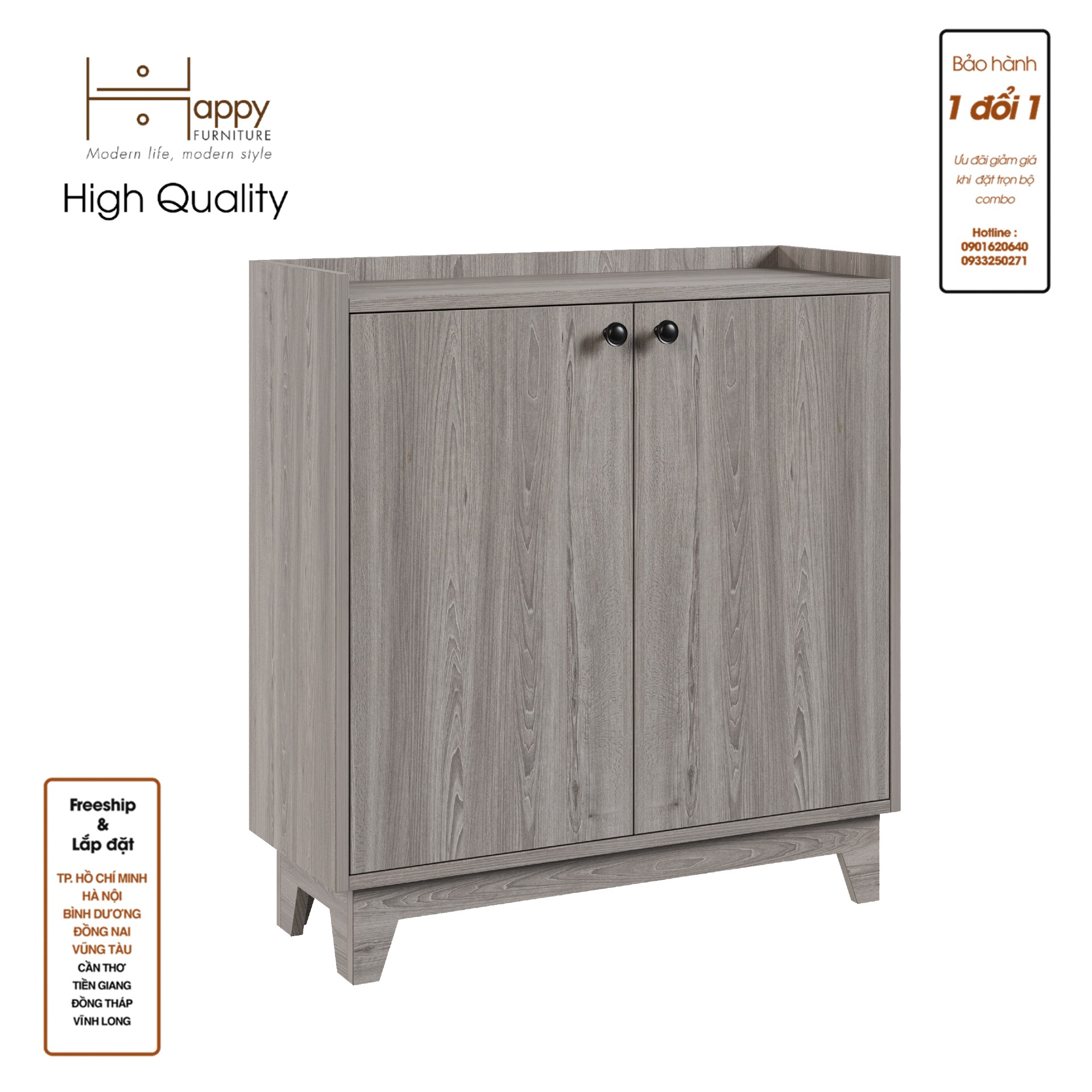 [Happy Home Furniture] KINA , Tủ lưu trữ 2 cửa mở , 80cm x 30cm x 85cm ( DxRxC), TCM_042