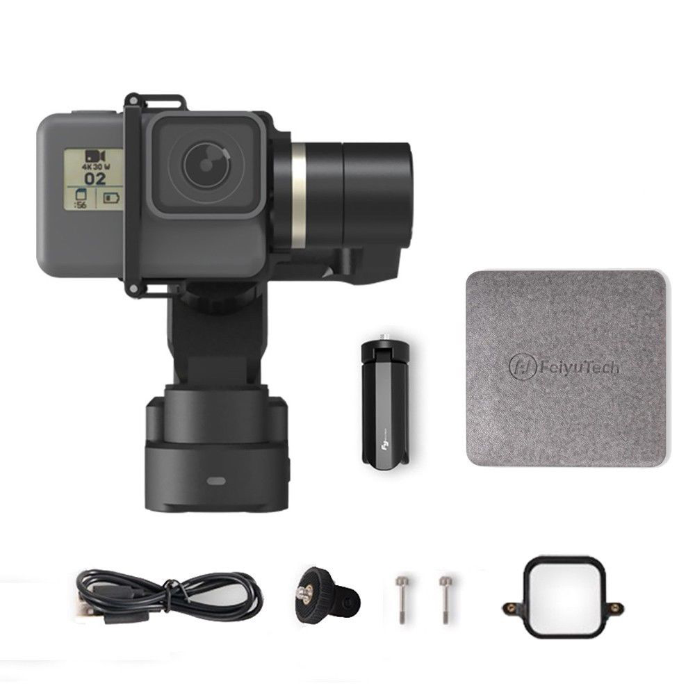 Gimbal Chống Rung Feiyu WG2X Cho Máy Quay Gopro - Hàng Chính Hãng